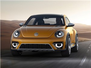 Volkswagen Beetle Dune concept 2014 вид спереди фото 2
