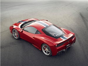 Предпросмотр ferrari 458 speciale 2014 вид сверху