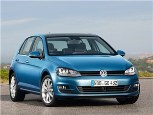 Новый Volkswagen Golf - Volkswagen Golf VII 2013 вид спереди
