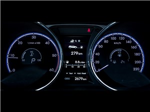 Hyundai ix35 2013 приборная панель