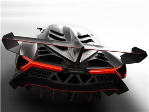 Lamborghini Veneno - Lamborghini Veneno 2013 вид сзади