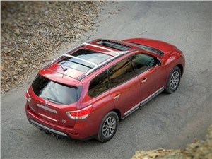 Nissan Pathfinder 2012 вид сверху