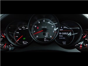 Porsche Cayenne S 2015 приборная панель