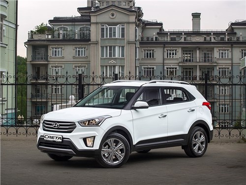 Hyundai Creta продолжает удерживать лидерство в SUV-сегменте российского рынка