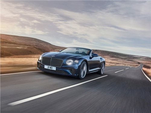 Представлен самый мощный Bentley-кабриолет