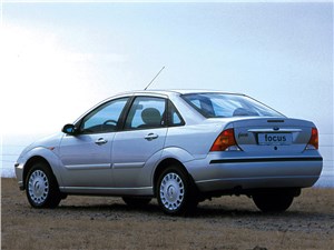 Предпросмотр ford focus 1998 кузов седан вид сзади