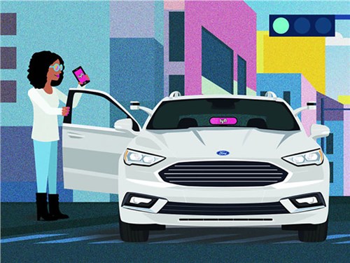 Ford будет продвигать беспилотники через сервис такси Lyft