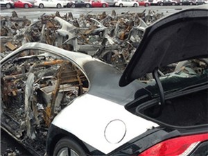 «Сэнди» уничтожил 16 роскошных гибридов Fisker