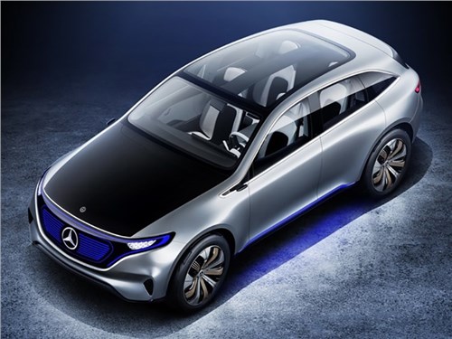 Новость про Mercedes-Benz - Mercedes-Benz покажет электрический кроссовер в сентябре