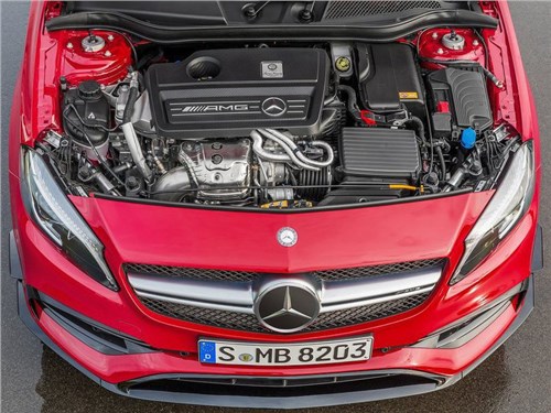 Появились новые подробности об устройстве нового Mercedes-AMG A45