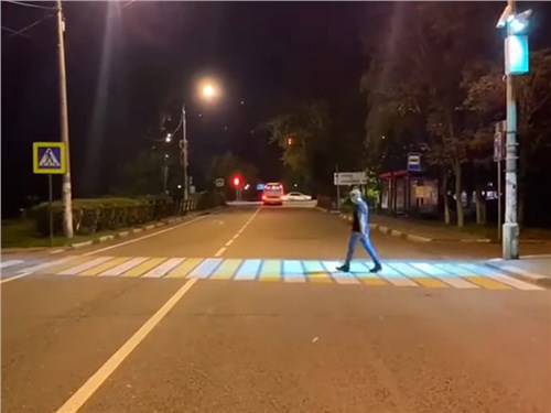 В Подмосковье появились световые «зебры»