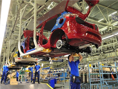 Объемы производства легковых автомобилей в России выросли на 12 процентов