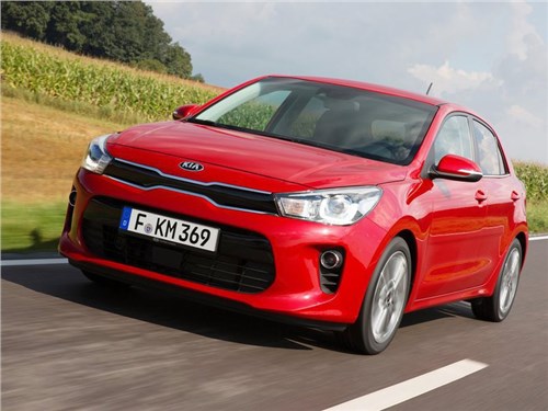 Kia Rio в сентябре стала лидером B-сегмента российского рынка