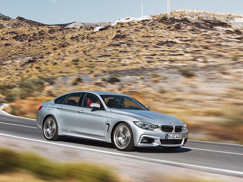 BMW 4 Series Gran Coupe 2014 вид сбоку фото 3