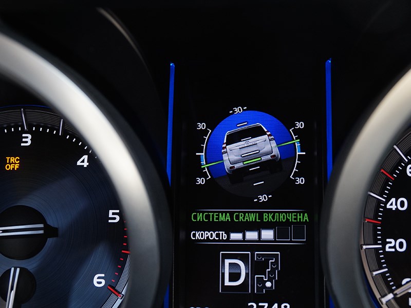 Toyota Land Cruiser Prado 2014 приборная панель
