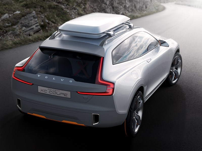 Volvo XC Coupe concept 2014 вид сзади фото 3