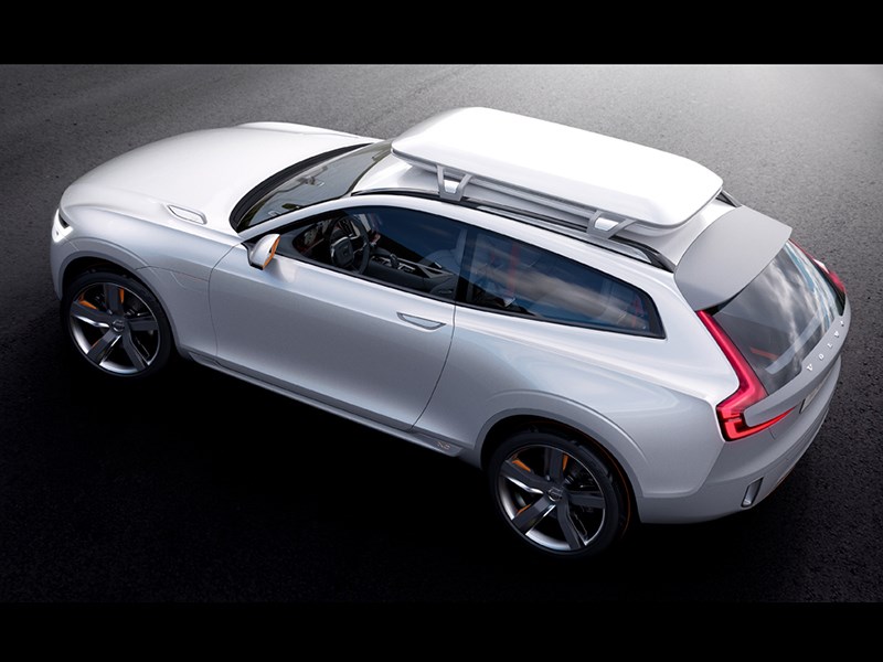 Volvo XC Coupe concept 2014 вид сверху