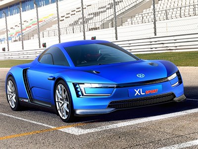 Volkswagen представил в Париже новый концептуальный спорт-кар XL Sport