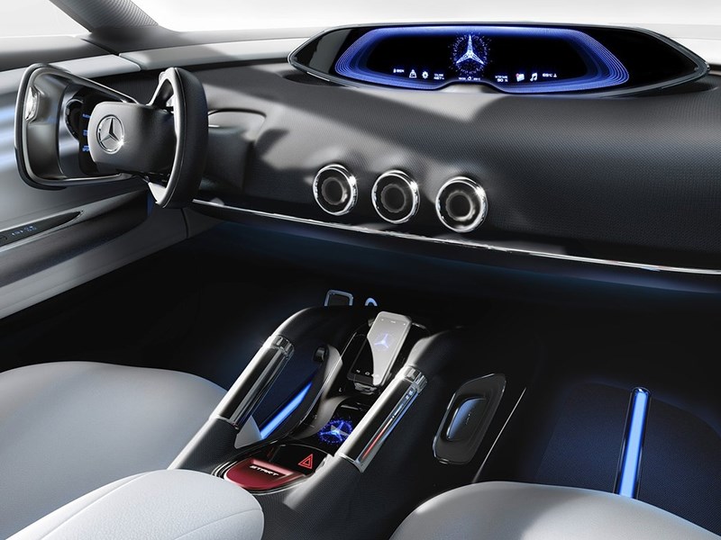 Mercedes-Benz G-Code concept 2014 водительское место