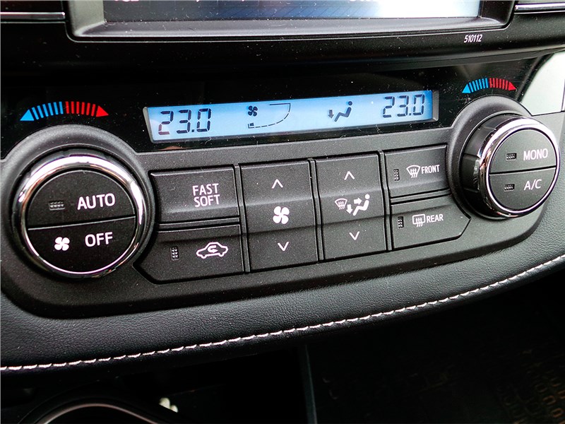 Toyota RAV4 2016 система климат-контроля 