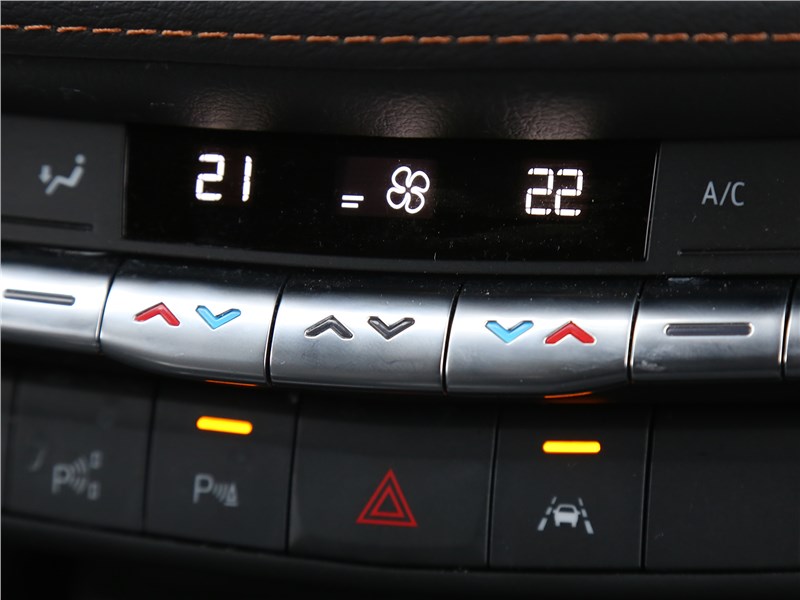 Cadillac XT4 (2019) управление климатом