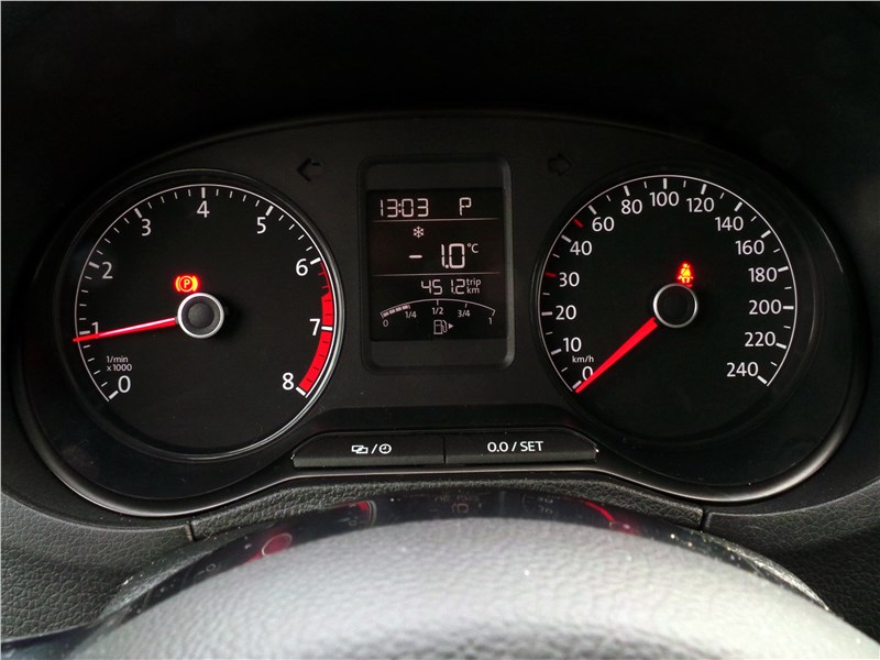 Volkswagen Polo GT 2016 приборная панель