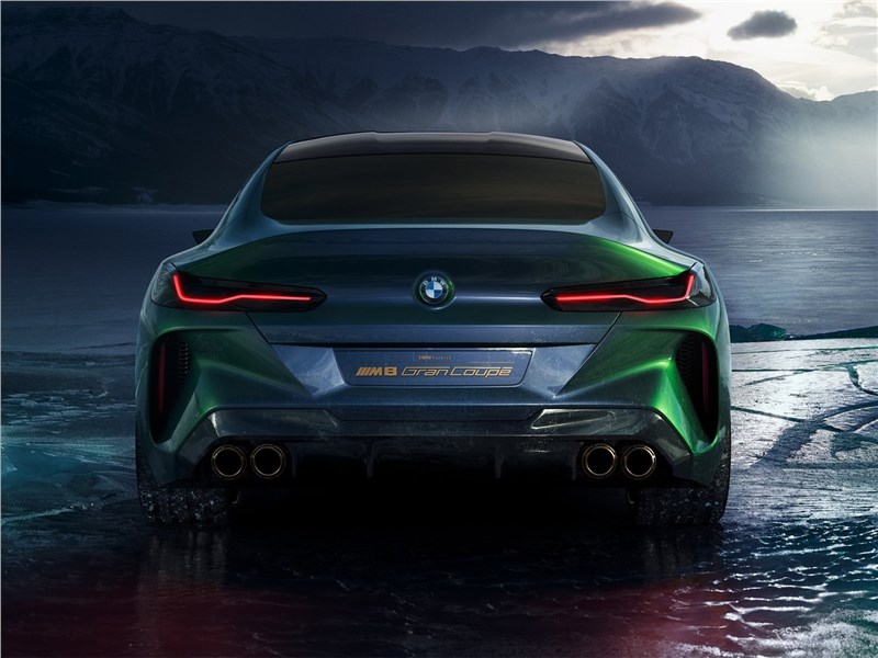 BMW M8 Gran Coupe Concept 2018 вид сзади