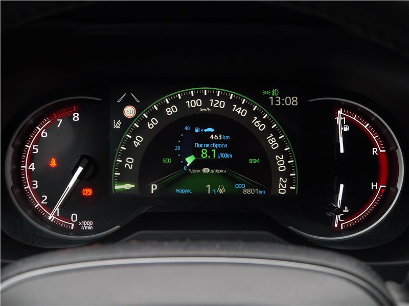 Toyota RAV4 2019 приборная панель