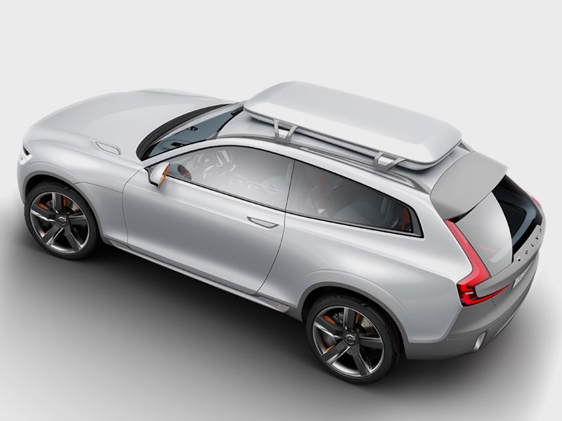 Volvo XC Coupe concept 2014 вид сверху фото 2