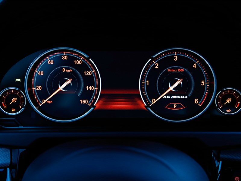 BMW X6 2015 приборная панель