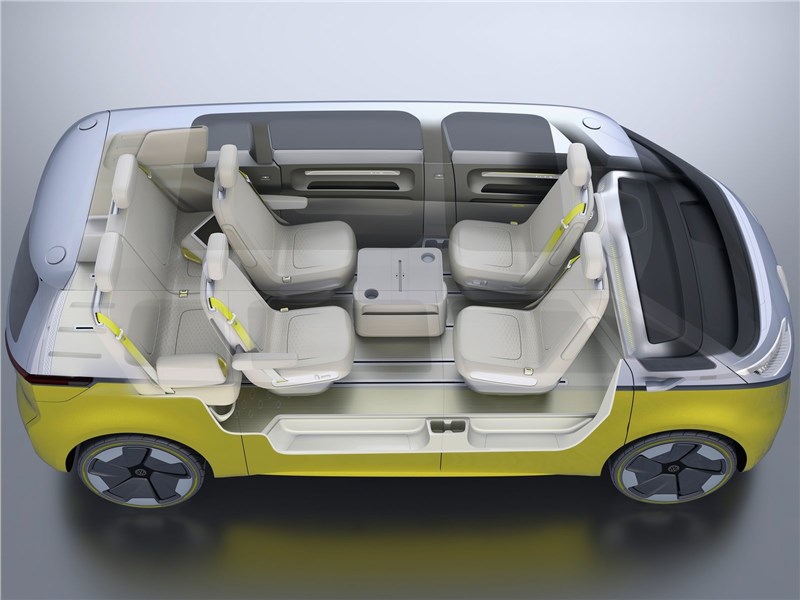 Volkswagen ID Buzz Concept 2017 салон