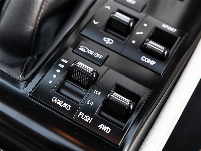 Lexus GX 2020 выбор режимов