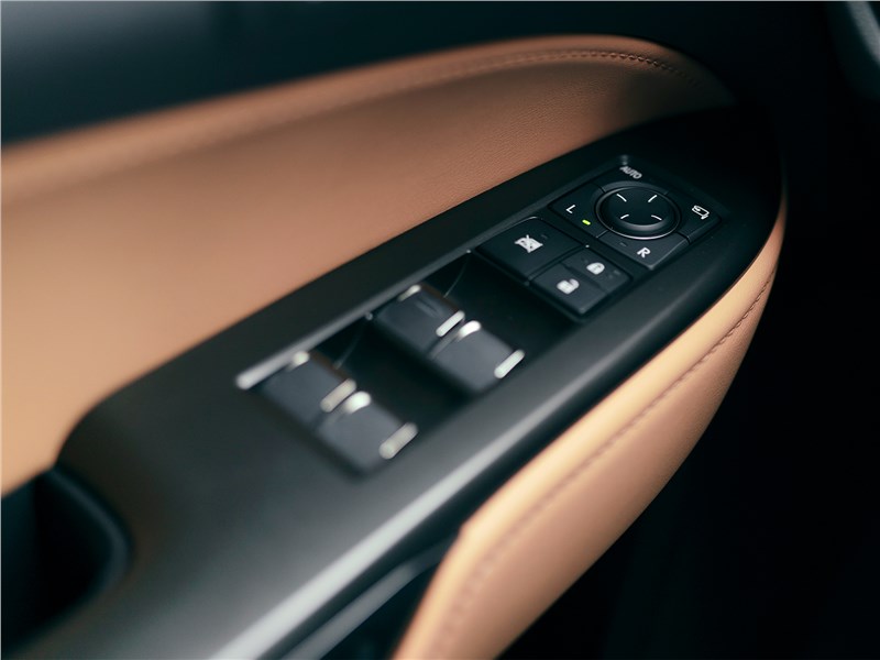 Lexus NX (2022) кнопки на двери