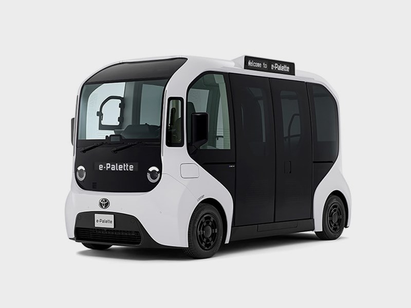 Toyota представила электрический шаттл e-Palette с салоном на 17 человек