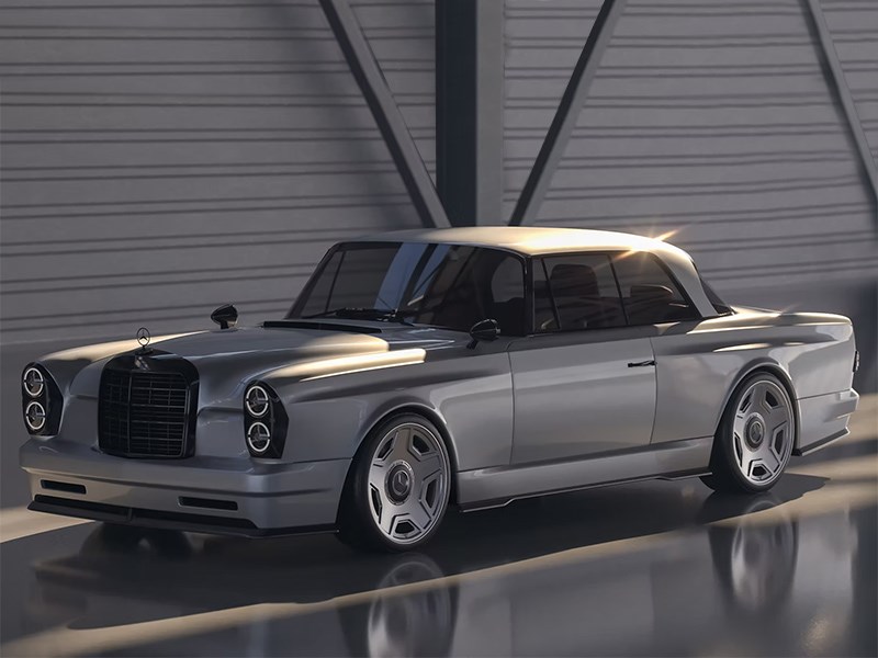 Mercedes W111 из 1960-х получил сердце современного AMG C63 S