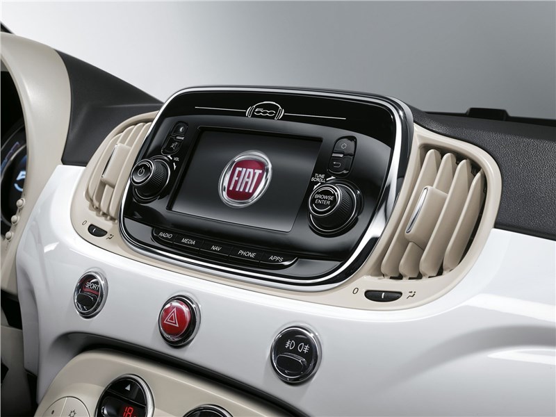 Fiat 500 2016 центральная консоль