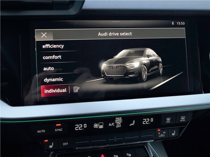 Audi A3 (2021) монитор