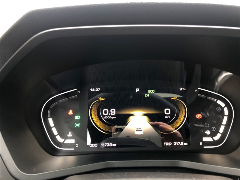 JAC T9 (2024) приборная панель