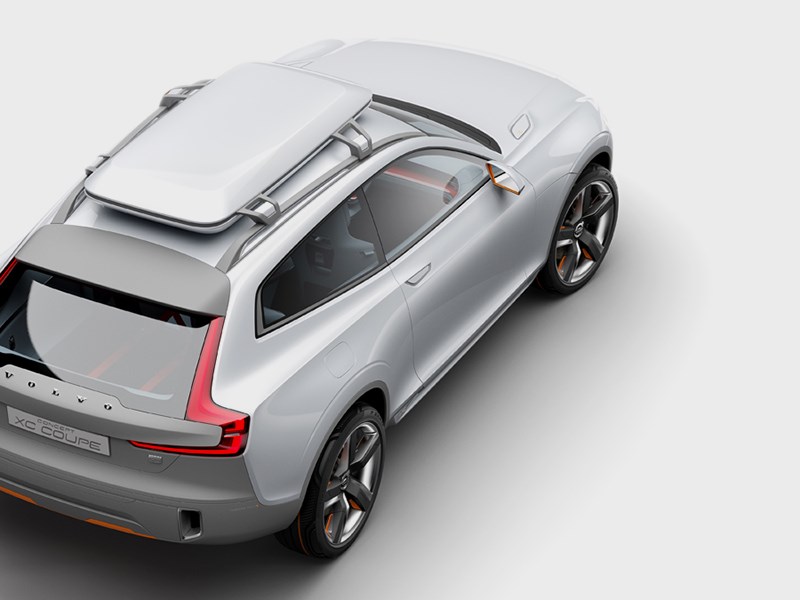 Volvo XC Coupe concept 2014 вид сверху фото 3