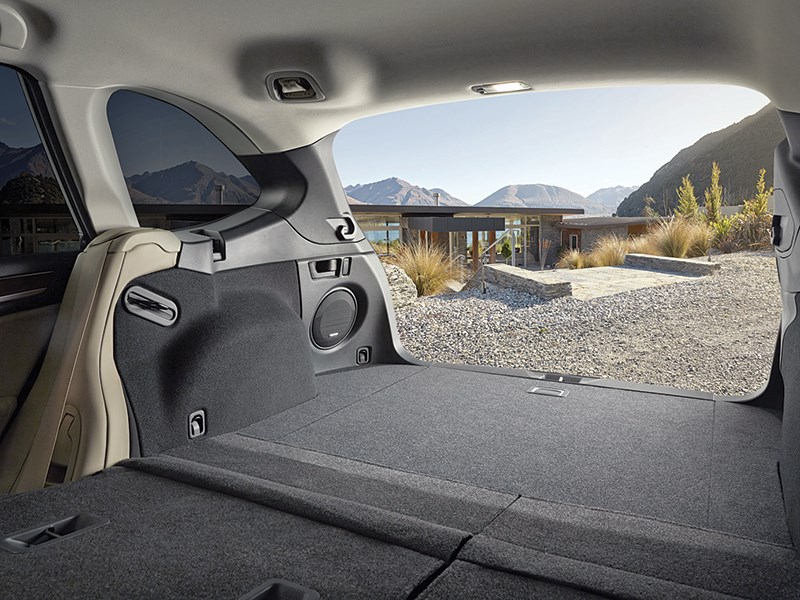 Subaru Outback 2015 сложенные сидения