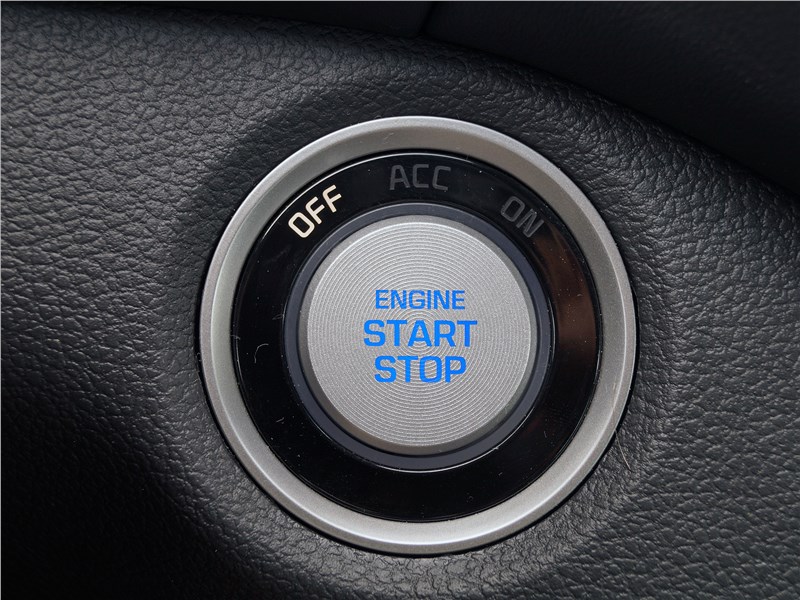 Hyundai Tucson 2019 кнопка "старт-стоп"