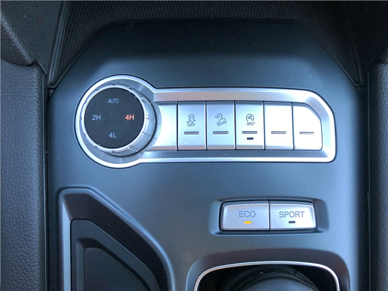 Foton Tunland G7 (2024) управление трансмиссией