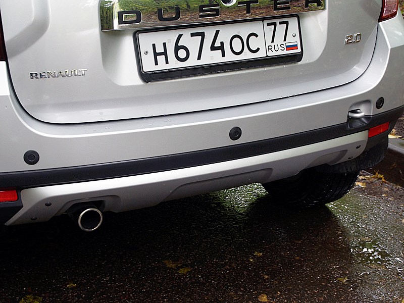 Renault Duster 2012 датчики парковки