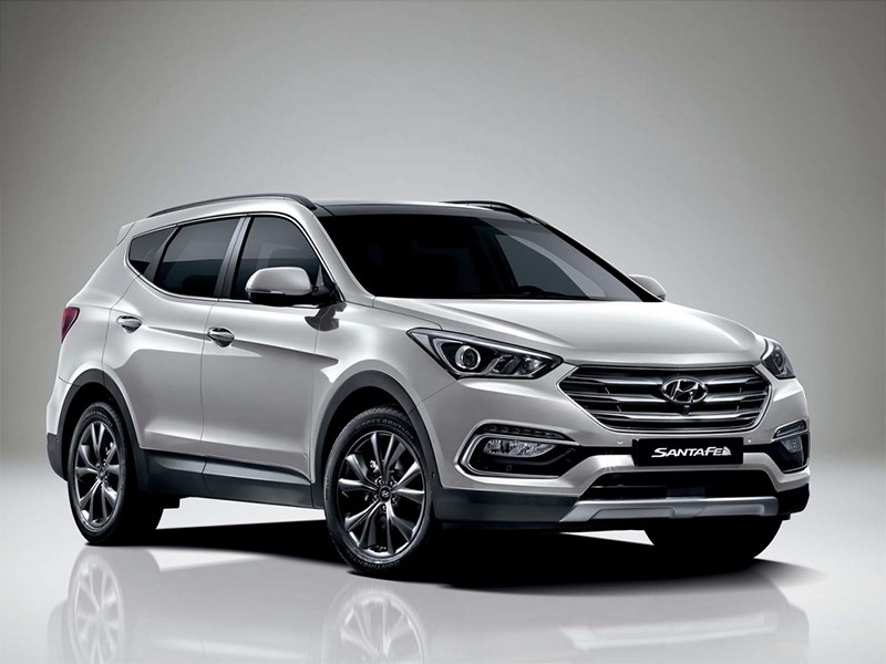 Новый Hyundai Santa Fe - Hyundai Santa Fe 2015 вид спереди