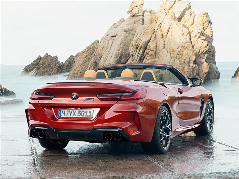 BMW M8 Competition Convertible 2020 вид сзади