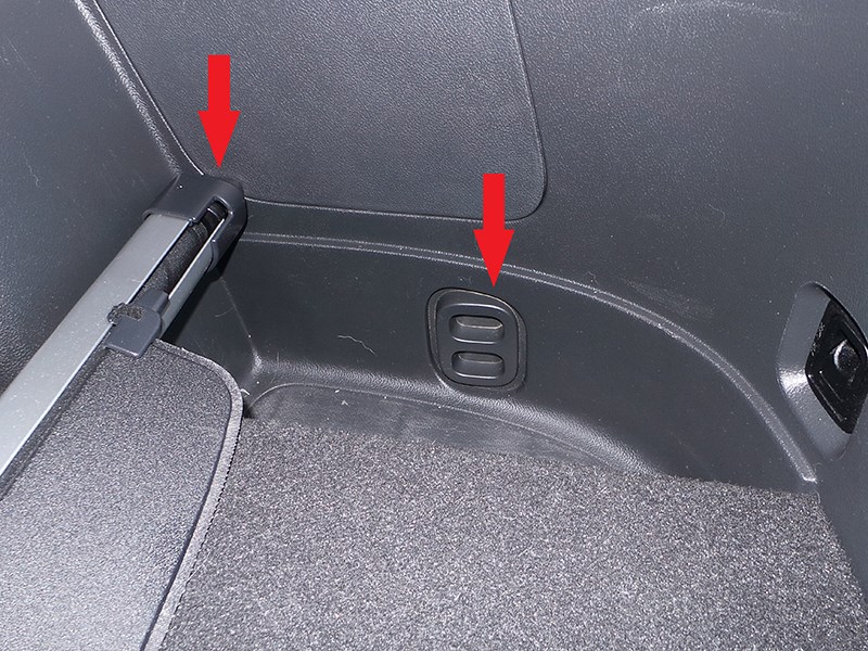 Mitsubishi Outlander 2014 багажное отделение