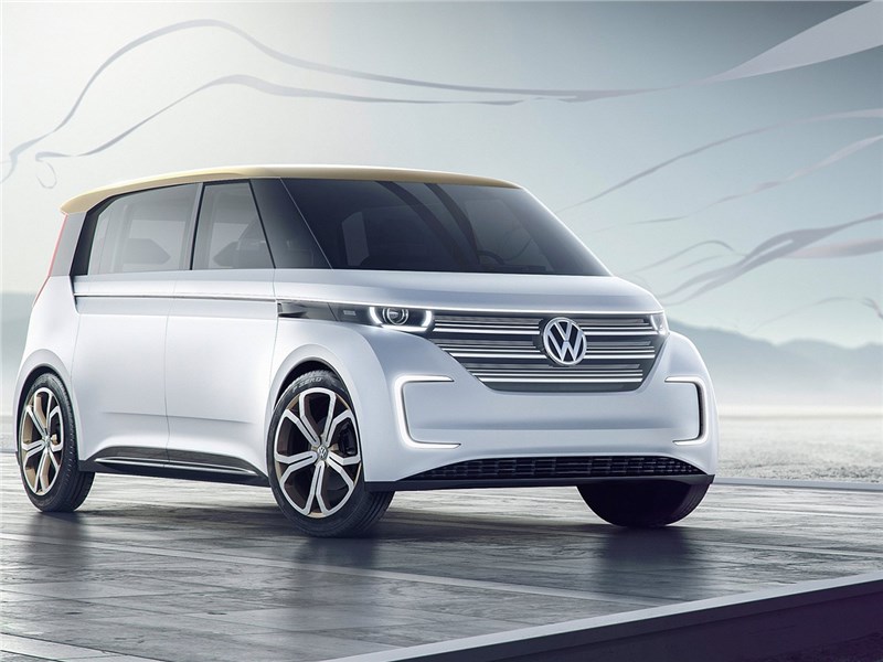 Новый Volkswagen Budd-e - Volkswagen Budd-e Concept 2016 Зеленая перспектива
