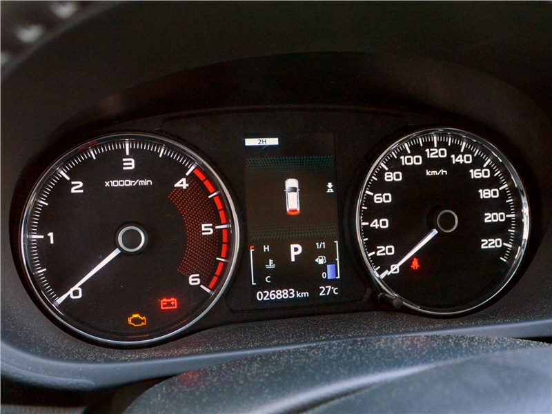 Mitsubishi Pajero Sport (2020) приборная панель