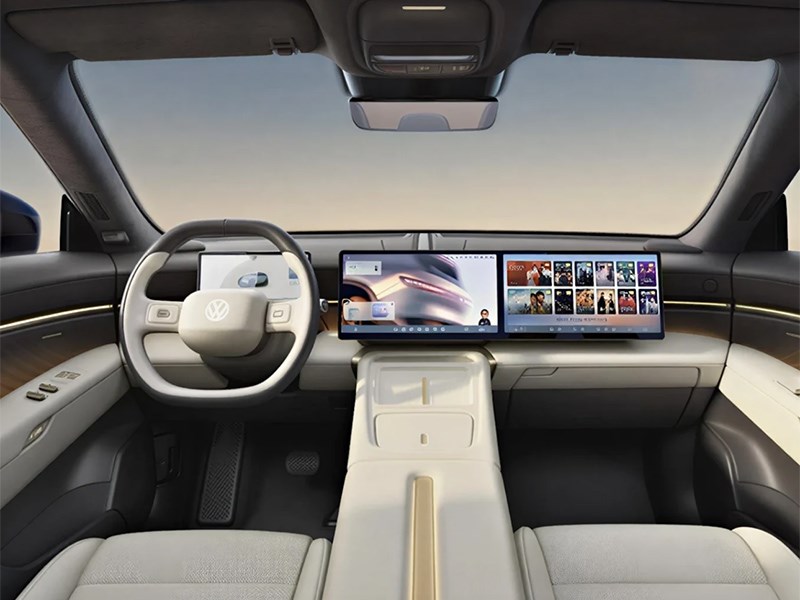 Volkswagen показал салон электрического кроссовера ID. Unyx 08 для Китая