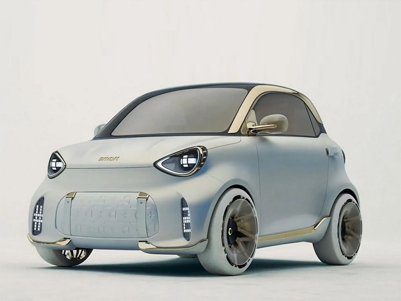 Smart показал компактный электрокар с запасом хода 300 км